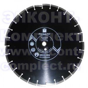 Алмазный диск 16AS (асфальт, ?400 мм 40х3,4х8, 28 режущих кромок)